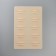 Artificial leather for tattoo and lip tattoo, 24.5 × 15 cm, beige color