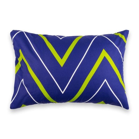 Pillowcase Ethel "Green-blue zigzags" 50x70, Poplin, 125 g/m2