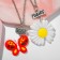 Kuulons Demetrons “Chosen” butterfly and Flower, 45 cm, colored in silver