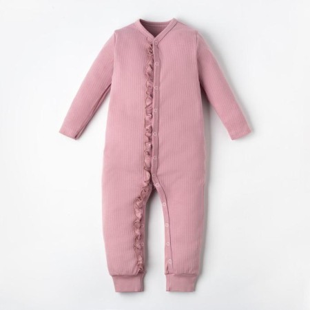 Combineson crumb I am with ruffles, pink color, height 80-86 cm