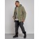 Extensive male winter park, size 52, green color