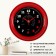 Watch wall, interior "speedometer", 21x21 cm, silent