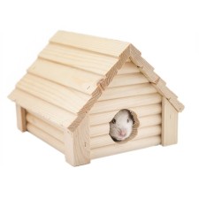 House for rodents Small, 13 x 13.5 x 10 cm, wood array