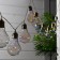 UNIEL Girlyanda “Thread” 1.9 m with nozzles “light bulbs”, ip44, transparent thread, 10 bulbs, glow of multi, 1 mode, solar battery