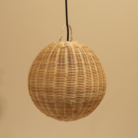 Ceiling Lamp from Rotan "Juan", 1 × 120 W, E27, 30 × 30 × 30 cm-2