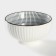 Poramic “Illusion” bowl, 300 ml, white and gray color