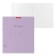 Notebook 24 sheets in the Erichkrause Visio line "Classic", cover coated cardboard, block offlet, whiteness 100% whiteness, purple