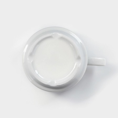 Cup "White", stacked, 250 ml, porcelain-3