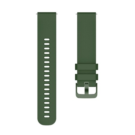 Smart hours strap, 20 mm, silicone, green-2