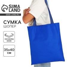 Bag Schoper NAZAMOK, 35x0.5x40 cm, Department without lightning, without lining, blue