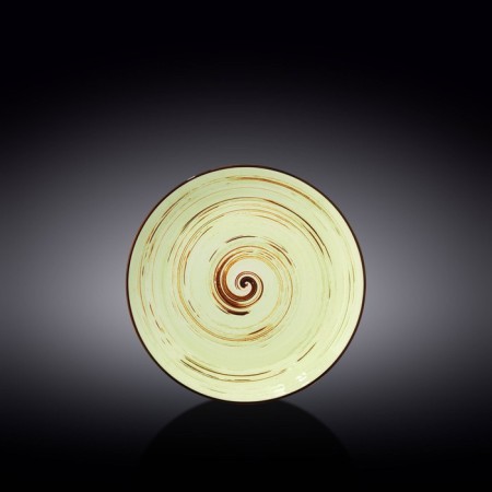 Round -round Wilmax England Spiral, D = 18 cm, pistachio color