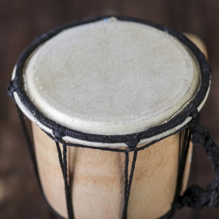Souvenir musical instrument "Drum Dzhembe" 20 cm mix-4