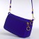 Bag Women's Cross-Bodi with a zipper, blue color