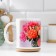 Sublimation mug "On a wonderful day... March 8", with application