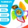 Developing toy "Little Flower", with an album, on a suction cup