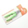 Small side claws with straight handles, a hole of 9 mm, green