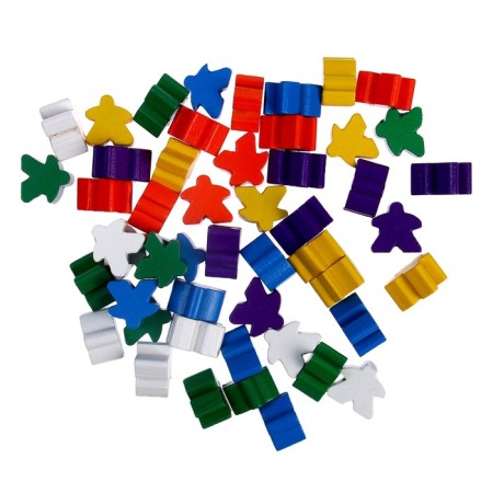 A set of figures for studying the account "Man" 50 pcs., Mix-6