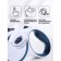 Roulette with a system of effective twisting a leash, 5 m, up to 20 kg, gray-blue