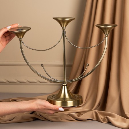 Climber Metal "Duke", 3 candles, 44 x 14 x 24 cm-13