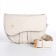Bag Women's saddle on the shoulder, lightning department, 21x16.5x6.5 cm, white color