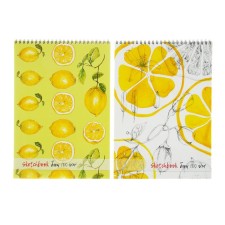 A4 notebook, 40 sheets, on the crest, Sketchbook, cover coated cardboard, matte lamination, hard substrate, offset 100 g/m2, mix
