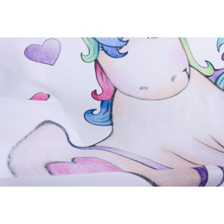 Bath curtains "Rainbow unicorn" 180x200 cm, BT-829201-1
