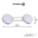 Universal block, 10 cm, white color