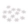 New Year's set for the decor "Snowflakes", on an adhesive basis
