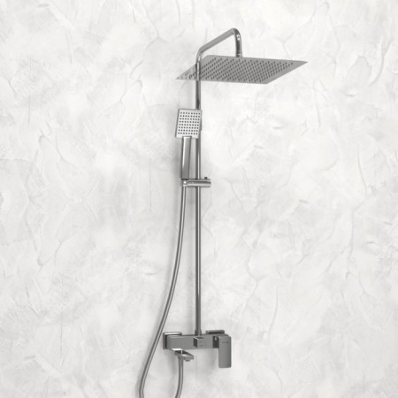 The shower system Wasserkraft a177.118.141.087.ch, tropical shower, shower, chrome-1