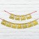 Garland on the Demel tape, length 215 cm