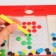 Magnetic Mosaic tablet for drawing, 49 cells, with patterns, blue tractor