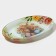 Serving oval shade "Watercolor", 24.5 × 15 × 2 cm, glass
