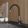 MILARDO MEAL M01BN0FM05 kitchen mixer, pour 241 mm, flexible spout, satin color