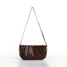Cross-Bodi Bag on a zipper, brown color