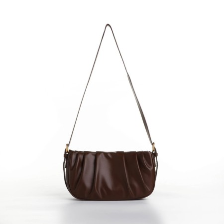 Cross-Bodi Bag on a zipper, brown color