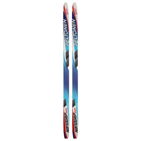 Plastic skis, 120 cm, with a notch, the color of mix-11
