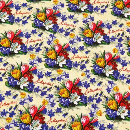 Glossy packaging "tulips", 70 × 100 cm, 1 pc.-6