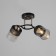 Galion chandelier 2he27 40W black and gold 48x26 cm