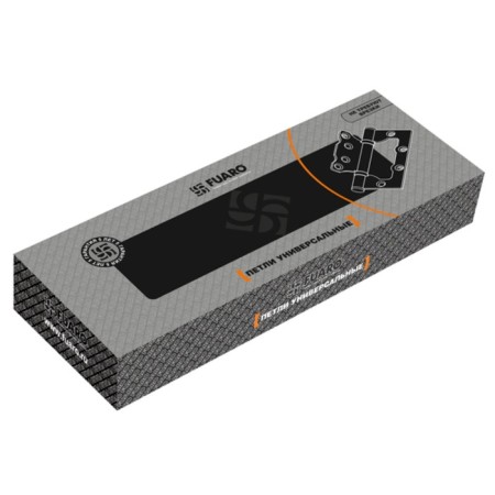Universal loop Fuaro 500-2BB 100x2.5 CP, without insertion, chromium color, 1 pc.-2