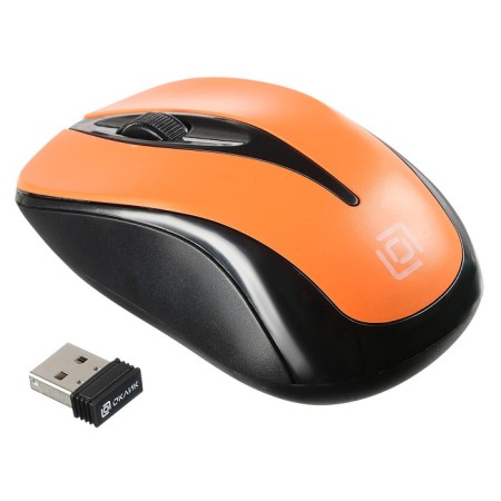Mouse call 675MW Black/Orange optical (1200DPI) wireless USB for a laptop (3but) 102945-4