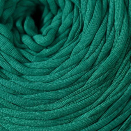 Knitted yarn secondary 90% cotton, 10% p/e, 100m/450 ± 50 g (emerald) mix-3