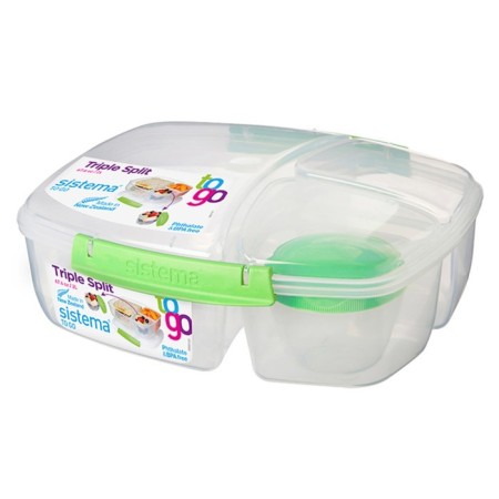 Container with a jar of Sistema, 3-section, 2 l-1