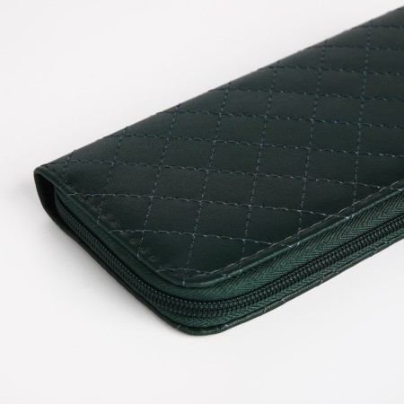 Women's wallet with lightning, green color-2