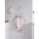 Apron kitchen with a photographic appliance "Heart from flowers", adjustable, size OS