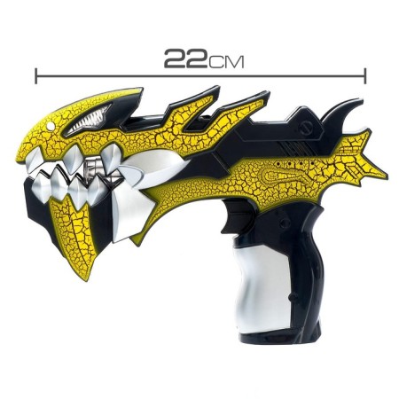 Pistol “Monster attack”, light and sound effects, works from batteries, mixtures-1