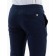 Sports pants for ISee boys, height 146-152 cm, dark blue color