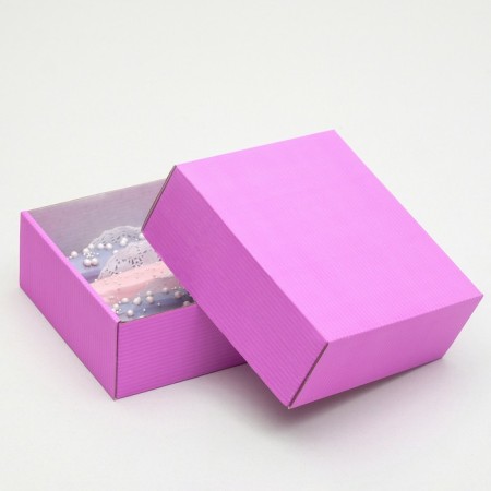 Box the team, cover is, lilac, 14.5 x 14.5 x 6 cm-1
