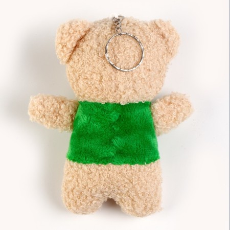Soft toy "Bear" on a key fob, 13 cm, color mix-2