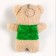 Soft toy "Bear" on a key fob, 13 cm, color mix