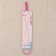 Flexible knitting needle for rubber bands / braid / cord, 58 cm, pink color